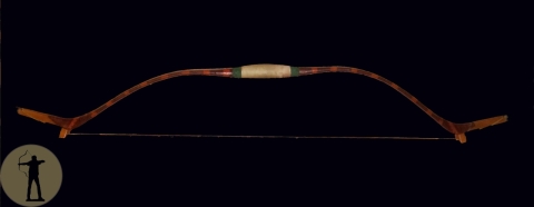 Replika mongolischer Horn-Sehnen-Kompositbogen